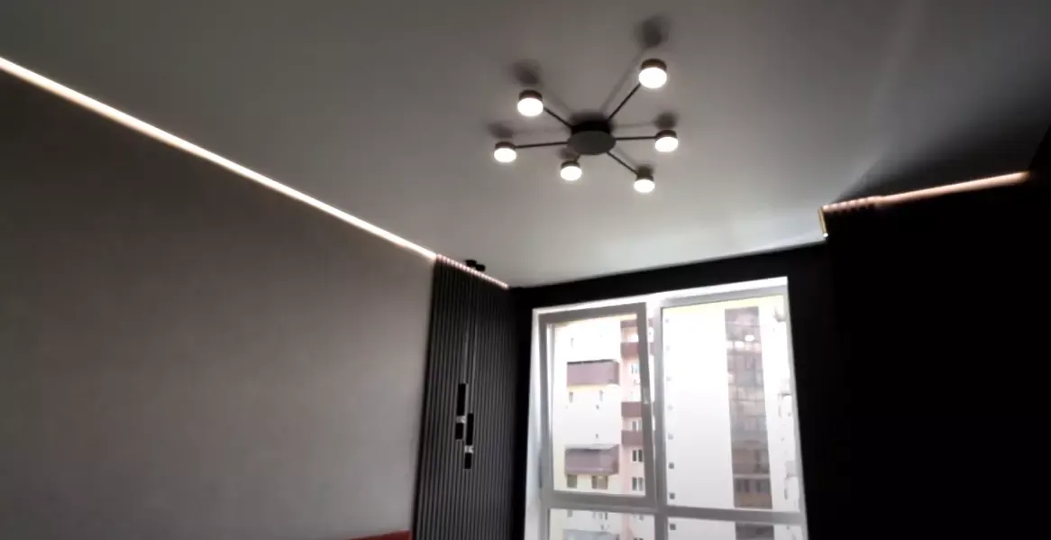 Натяжной потолок MSD Premium с подсветкой — Евпатория, Дмитрия Ульянова, 1/2, фото 1